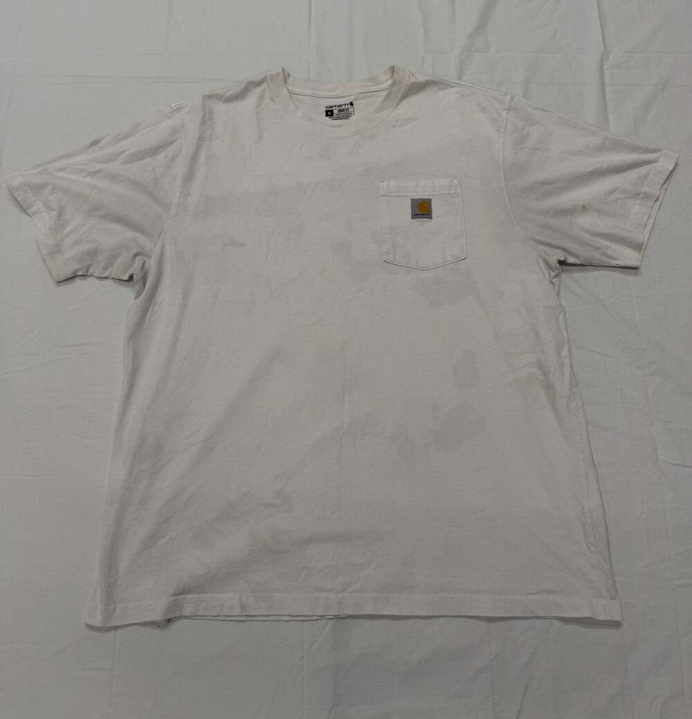 Carhartt K87 Loose Fit Pocket T-Shirt White Size XL